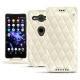 Sony Xperia XZ2 Compact leather case - Blanc escumo - Couture