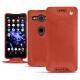 Sony Xperia XZ2 Compact leather case - Arange clouquié