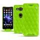 가죽 커버 Sony Xperia XZ2 Compact - Vert fluo - Couture