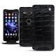Capa em pele Sony Xperia XZ2 Compact - Crocodile nero