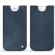 レザーケース Apple iPhone 8 Plus - Jean vintage ( Roughtcut - Pantone 285U  ) 