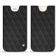 Capa em pele Apple iPhone 8 Plus - Noir - Couture ( Nappa - Black ) 