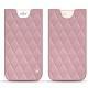 Apple iPhone 8 Plus leather pouch - Rose - Couture ( Nappa - Pantone 2365C ) 