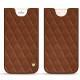Lederschutzhülle Apple iPhone 8 Plus - Marron - Couture ( Nappa - Pantone 1615C ) 