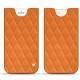 Apple iPhone 8 Plus leather pouch - Orange - Couture ( Nappa - Pantone 1495U ) 