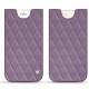 Apple iPhone 8 Plus leather pouch - Lilas - Couture ( Nappa - Pantone 2645U ) 