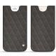 Apple iPhone 8 Plus leather pouch - Anthracite - Couture ( Pantone 424C ) 