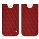 Capa em pele Apple iPhone 8 Plus - Tomate - Couture ( Pantone 187C ) 
