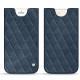 Pochette cuir Apple iPhone 8 Plus - Jean vintage - Couture