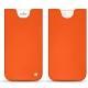 Pochette cuir Apple iPhone 8 Plus - Orange fluo