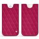 レザーケース Apple iPhone 8 Plus - Rose fluo - Couture