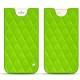 Custodia in pelle Apple iPhone 8 Plus - Vert fluo - Couture