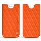 Capa em pele Apple iPhone 8 Plus - Orange fluo - Couture