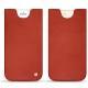 Apple iPhone 8 Plus leather pouch - Arange clouquié