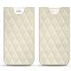 レザーケース Apple iPhone 8 Plus - Blanc escumo - Couture