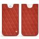 Capa em pele Apple iPhone 8 Plus - Arange clouquié - Couture