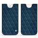 Lederschutzhülle Apple iPhone 8 Plus - Blu mediterran - Couture