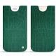 Apple iPhone 8 Plus leather pouch - Crocodile pino