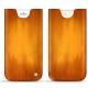 Apple iPhone 8 Plus leather pouch - Orange Patine