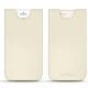 Apple iPhone 8 Plus leather pouch - Blanc PU