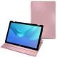 Housse cuir Huawei MediaPad M5 10 Pro - Rose ( Nappa - Pantone 2365C ) 