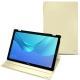 Funda de piel Huawei MediaPad M5 10 Pro - Ivoire ( Sleek P C12 - White ) 