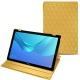 Custodia in pelle Huawei MediaPad M5 10 Pro - Mimosa - Couture ( Pantone 141C ) 
