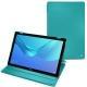 가죽 커버 Huawei MediaPad M5 10 Pro - Bleu fluo