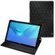 Capa em pele Huawei MediaPad M5 10 Pro - Negre poudro - Couture