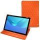 レザーケース HHuawei MediaPad M5 10 Pro - Orange fluo - Couture