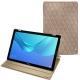 Housse cuir Huawei MediaPad M5 10 Pro - Taupe vintage - Couture