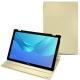 Capa em pele Huawei MediaPad M5 10 Pro - Beige PU