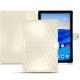 Capa em pele Huawei MediaPad M5 10 Pro - Blanc - Couture ( Bologna - White ) 