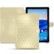 レザーケース Huawei MediaPad M5 10 Pro - Beige - Couture ( Nappa - Pantone 7502C ) 