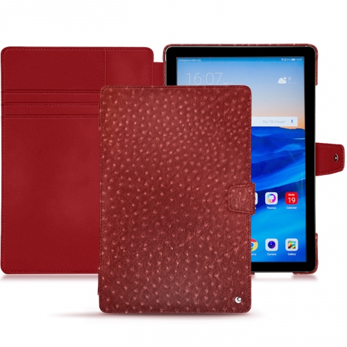 가죽 커버 Huawei MediaPad M5 10 ProAutruche ciliegia ( Pantone #a4343a ) 