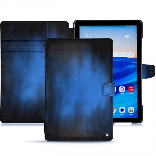 Custodia in pelle Huawei MediaPad M5 10 ProBleu Patine
