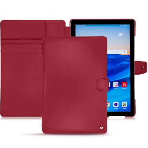 Huawei MediaPad M5 10 Pro leather caseRouge passion ( Pantone #a6192e ) 