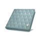 Porta carte e banconote - Bleu ciel - Couture ( Nappa - Pantone 277C ) 