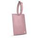 Porte étiquette bagage - Rose ( Nappa - Pantone 2365C ) 