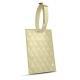 Porta etichette bagaglio - Beige - Couture ( Nappa - Pantone 7502C ) 