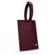 Porta etichette bagaglio - Lie de vin - Couture ( Pantone 5115C ) 