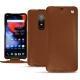 Capa em pele OnePlus 6 - Marron ( Nappa - Pantone 1615C ) 