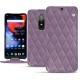 Funda de piel OnePlus 6 - Lilas - Couture ( Nappa - Pantone 2645U ) 