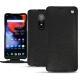 OnePlus 6 leather case - Ebène ( Sleek P C12 - Black ) 