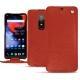 Funda de piel OnePlus 6 - Papaye ( Pantone 180C ) 