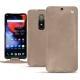 Capa em pele OnePlus 6 - Taupe vintage ( Pantone 7530C ) 