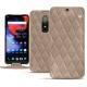 Custodia in pelle OnePlus 6 - Taupe vintage - Couture