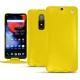 Housse cuir OnePlus 6 - Jaune fluo