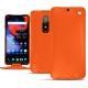 Housse cuir OnePlus 6 - Orange fluo