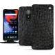 Housse cuir OnePlus 6 - Autruche nero